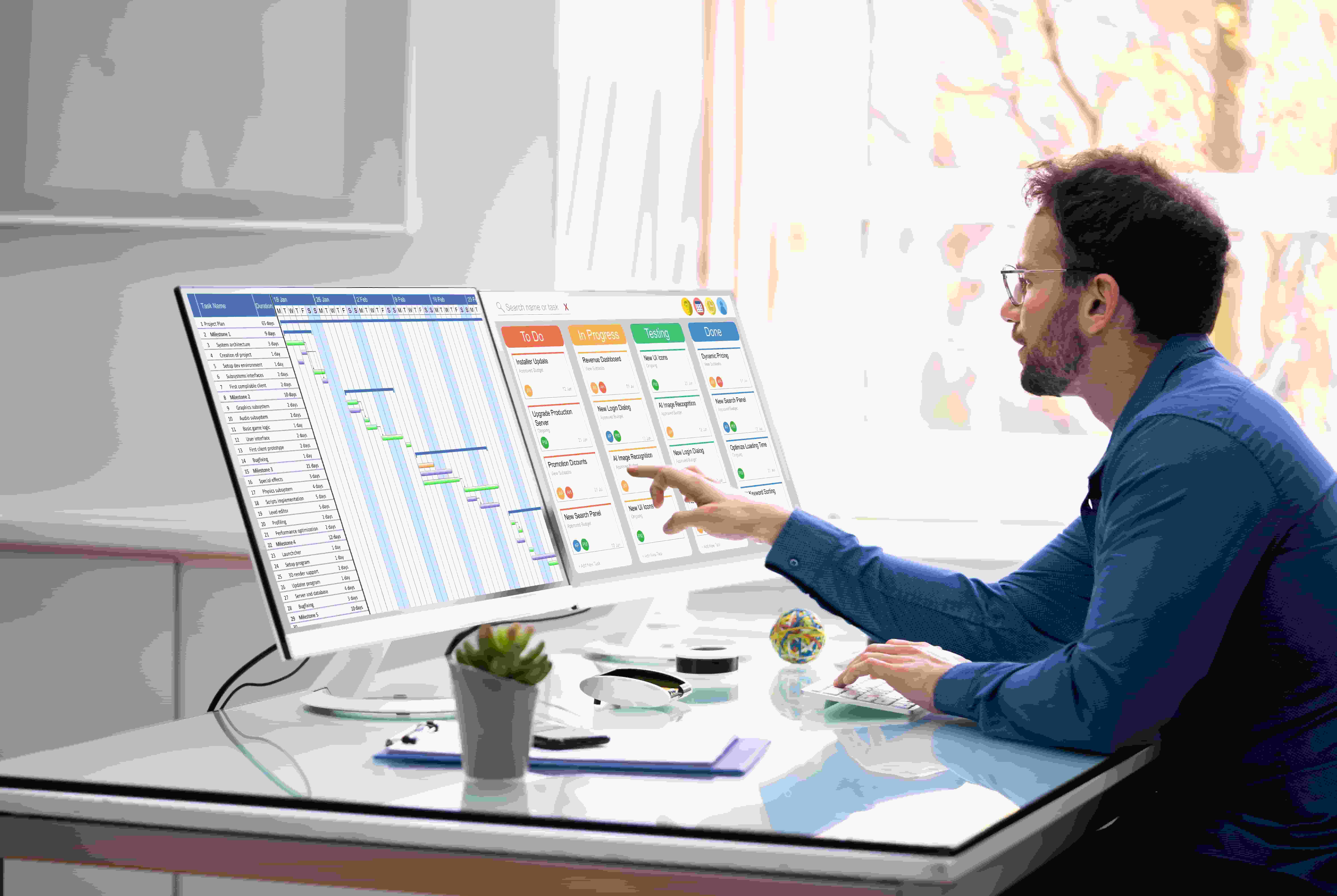 Mello Trello-style project management board UI